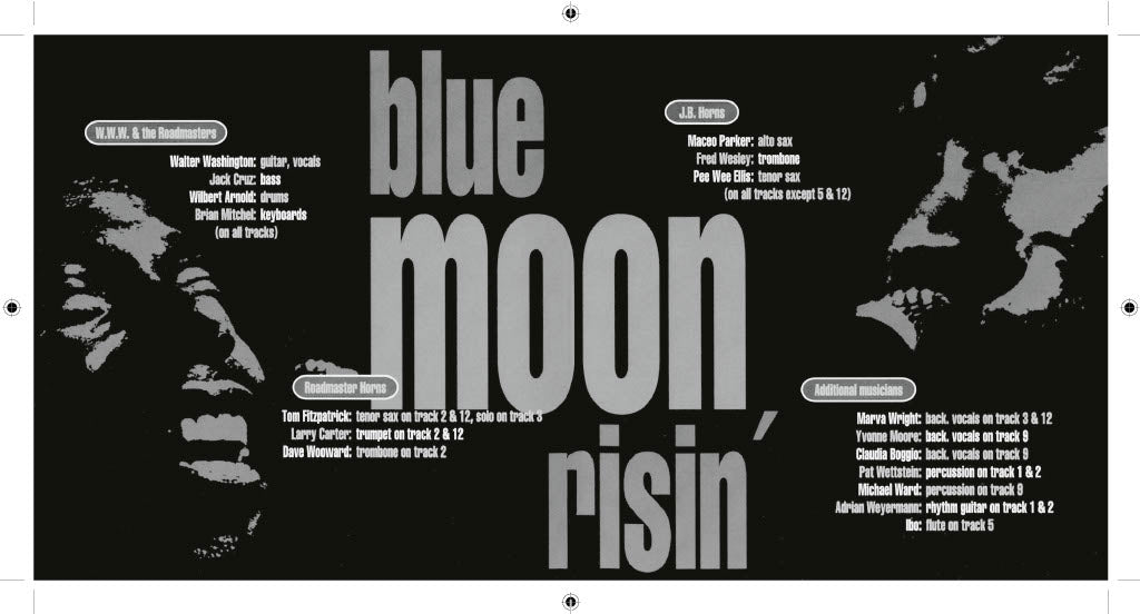 Walter Wolfman Washington - Blue Moon Risin’ (CD, 1999)